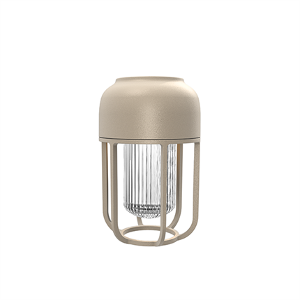 Udendørs lampe i beige